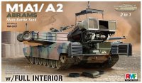 M1A1 / M1A2 w/ Full Interior (Американский танк М1А1-А2 ABRAMS с полным интерьером и рабочими траками)