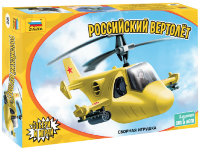 Российский вертолет (сборка без клея)