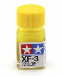 XF-3 Flat Yellow (Жёлтый Матовый), enamel paint 10 ml.