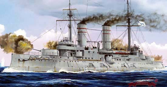 Корабль  Russian Navy Tsesarevich Battleship 1917 (1:350) купить в Москве