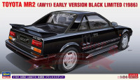 20693 Toyota MR2 (AW11) Early Version Black Limited (1986), масштаб 1/24 (УЦЕНКА)