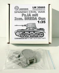 Pz.Kpfw. Ia with BREDA Gun (Spanish Civil War) Conversion for Pz.Kpfw. I Ausf A