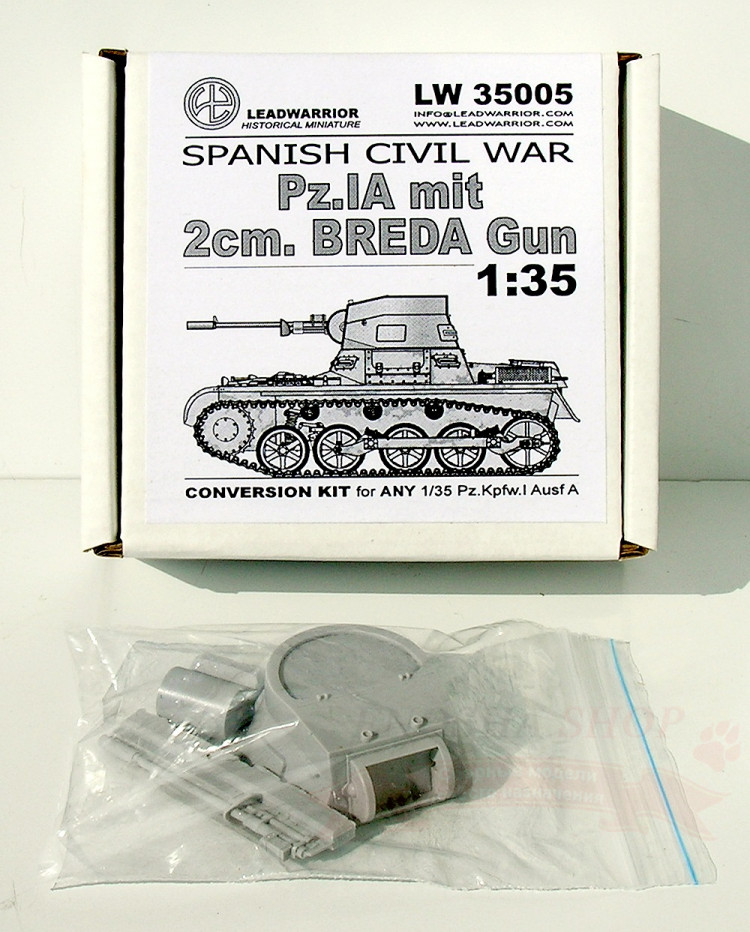 Pz.Kpfw. Ia with BREDA Gun (Spanish Civil War) Conversion for Pz.Kpfw. I Ausf A купить в Москве
