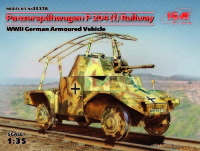 Panzerspahwagen P 204 (f) железнодорожный, Германский бронеавтомобиль ІІ МВ