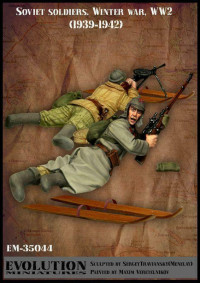 Soviet Soldiers Winter War WWII (1939 - 1942) (2 фигуры) 1/35