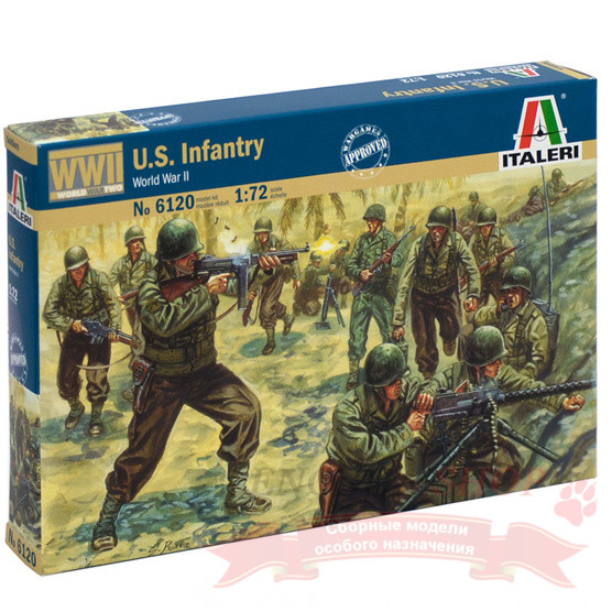 US Infantry WWII (Американская пехота ВМВ) 1/72 купить в Москве