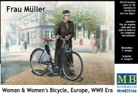 Фрау Мюллер. Женщина и женский велосипед, Европа, период Второй мировой войны