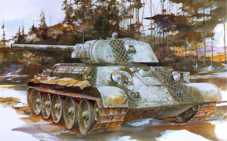 Танк T34/76 (образца 1941 г.) купить в Москве