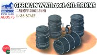 German WWII 200L Oil Drums