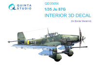3D Декаль интерьера кабины Ju 87G (Border Model)