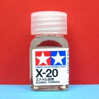 X-20 Enamel Paint Thinner (Растворитель для эмалевых красок), 10 ml.