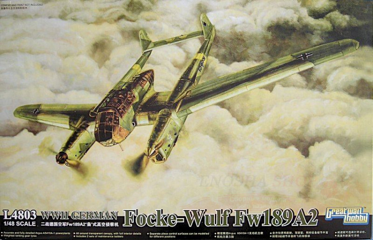 Немецкий самолет Focke-Wulf Fw 189A2 купить в Москве