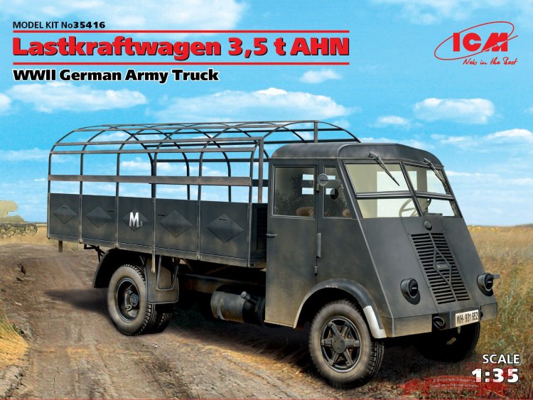 Lastkraftwagen 3,5 t AHN, грузовой автомобиль германской армии 2МВ купить в Москве