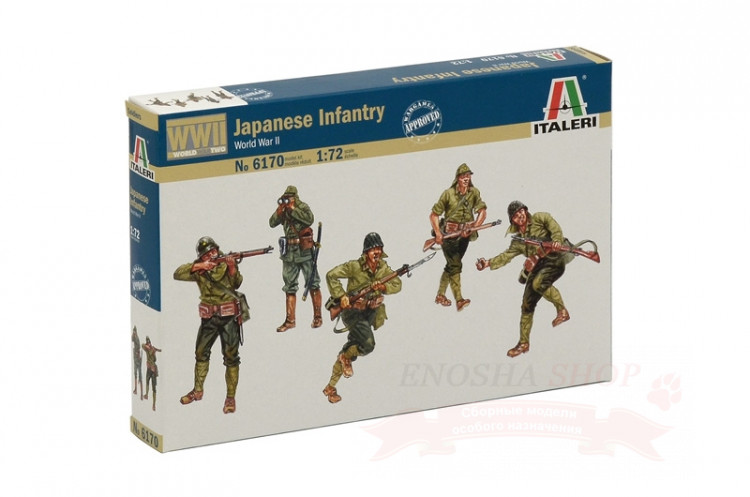 World War II Japanese Infantry (Японская пехота ВМВ) 1/72 купить в Москве