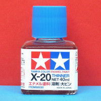 X-20 Enamel Paint Thinner (Растворитель для эмалевых красок), 40 ml.