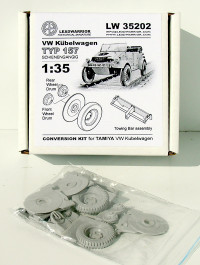 VW Kubelwagen Typ-157 RAILROAD WHEELS Conversion for any Kubelwagen kit