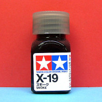 X-19 Smoke gloss, (Дымчатый прозрачный глянцевый) enamel paint 10 ml.