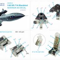 3D Декаль интерьера кабины SR-71A (Revell) купить в Москве - 3D Декаль интерьера кабины SR-71A (Revell) купить в Москве