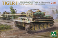 Tiger I Late Production w/zimmerit Sd.Kfz. 181 Pz.Kpfw. VI Ausf. E (Late/Late Command) 1/35