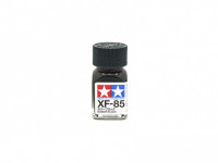 XF-85 Rubber Black flat, (Чёрная Резина матовый) enamel paint 10 ml.