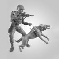 Офицер подразделения K-9 IDF с собакой купить в Москве - Офицер подразделения K-9 IDF с собакой купить в Москве