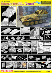 Немецкая ЗСУ Flakpanzer 38(t) Sd.Kfz.140 auf (sf) Ausf.L "Gepard"