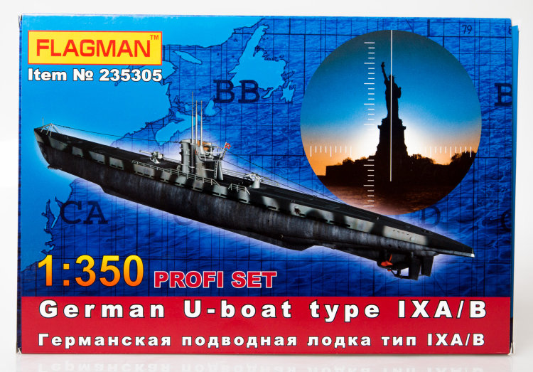 Германская подлодка типа IX A/B PROFI SET купить в Москве