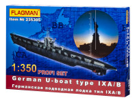 Германская подлодка типа IX A/B PROFI SET 1/350