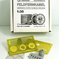 Feldfernkabel (2 German WWII Cable Drums) Full resin kit w/PE купить в Москве - Feldfernkabel (2 German WWII Cable Drums) Full resin kit w/PE купить в Москве
