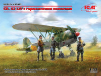 CR. 42 LW с германскими пилотами (3 фигуры)