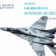 3D Декаль интерьера кабины МиГ-29 (9-13) (GWH) купить в Москве - 3D Декаль интерьера кабины МиГ-29 (9-13) (GWH) купить в Москве