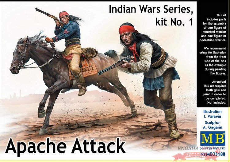 Серия индейских войн, набор № 1. Апачи. Атака купить в Москве