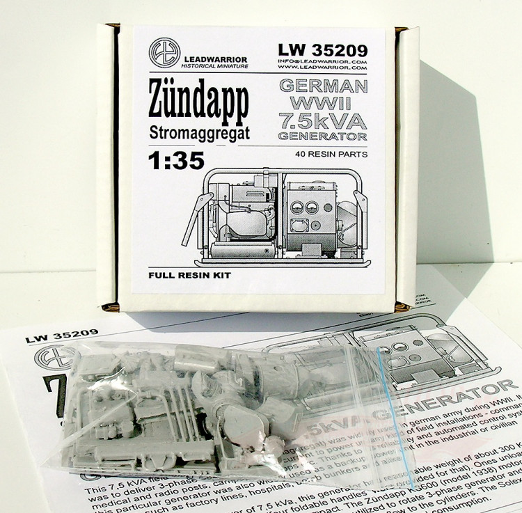 Zundapp 7,5 kVA Stromaggregat Full resin kit купить в Москве