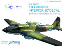 3D Декаль интерьера кабины Ил-2  (для моделей Accurate/Italery/Academy/Eduard)
