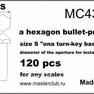 Противопульная головка болта, размер под ключ - 0.9mm; диаметр отверстия для монтажа - 0.6mm; 120 шт. купить в Москве - Противопульная головка болта, размер под ключ - 0.9mm; диаметр отверстия для монтажа - 0.6mm; 120 шт. купить в Москве