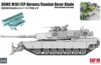 USMC M1A1 FEP Abrams/Combat Dozer Blade with workable track links