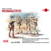 Фигуры Пехота США (1917г.), (4 фигуры)
