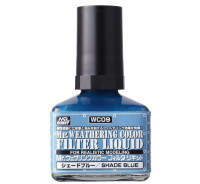 Liquid Filter Blue Mr. Weathering Color (Синий фильтр) 40 мл.