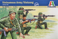 Vietnamese Army / Vietcong Vietnam War (Солдаты Вьетконга, Вьетнамская война) 1/72