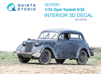3D Декаль интерьера кабины Opel kadett k38 (ICM) 1/35
