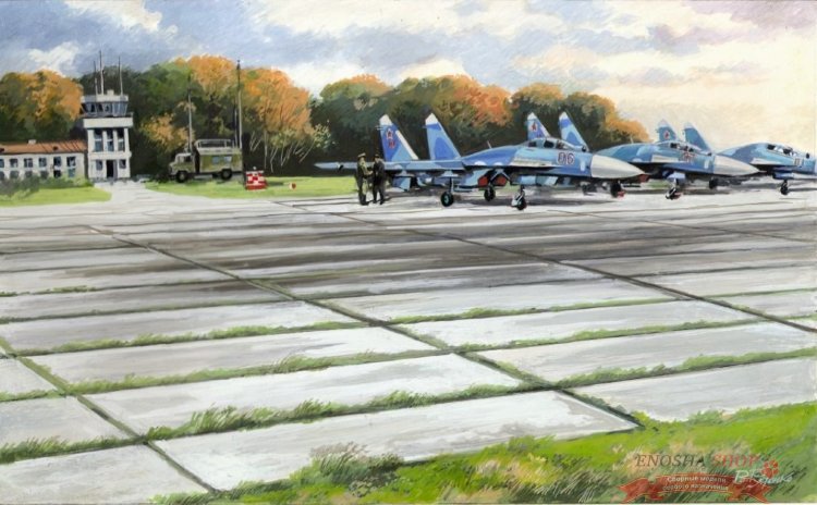 Советские плиты аэродромного покрытия ПАГ-14 (1/72) купить в Москве