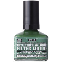 Liquid Filter Green Mr. Weathering Color (Зеленый фильтр) 40 мл.
