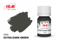 Краска Экстра темно-зеленый (Extra Dark Green), 12 мл.