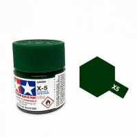 X-5 Green gloss (Зелёный глянцевый), 10 ml.