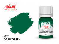 Краска Темно-зеленый (Dark Green), 12 мл.