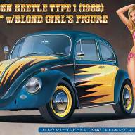 Volkswagen Beetle Type 1 (1966) &quot;Cal Look&quot; w/Blond Girl&#039;s Figure купить в Москве - Volkswagen Beetle Type 1 (1966) "Cal Look" w/Blond Girl's Figure купить в Москве
