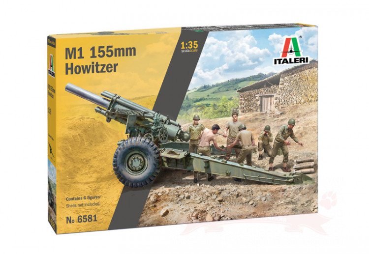 M1 155mm Howitzer (Contains 6 figures) купить в Москве