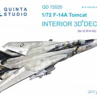 3D Декаль интерьера кабины F-14A (для модели GWH) купить в Москве - 3D Декаль интерьера кабины F-14A (для модели GWH) купить в Москве