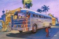Автобус GMC PD3751 Silverside Bus "Greyhound Lines"