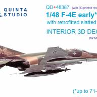 3D Декаль интерьера кабины F-4E early с установленным предкрылком крыла (Meng) (с 3D-печатными деталями) 1/48 купить в Москве - 3D Декаль интерьера кабины F-4E early с установленным предкрылком крыла (Meng) (с 3D-печатными деталями) 1/48 купить в Москве